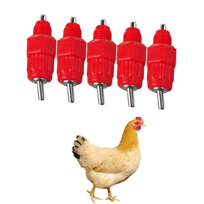 Gà Uống 10 cái/bộ Tự Động Thép Bóng Van Loại Waterer Lồng Thiết Bị cho Gà