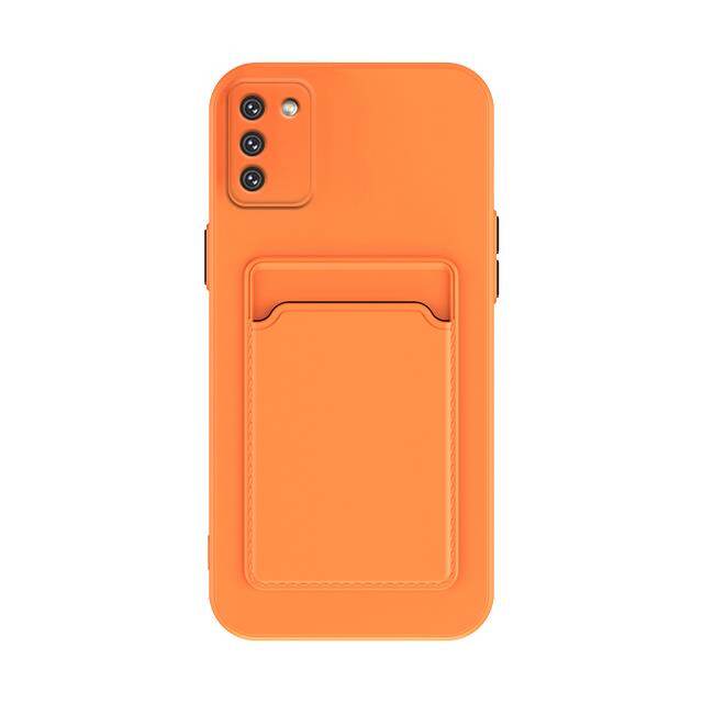 ☁☫ card holder pocket phone case for samsung galaxy s22 s21 s20 plus ultra s20 fe fan edition note 10 plus note 20 ultra slot cover