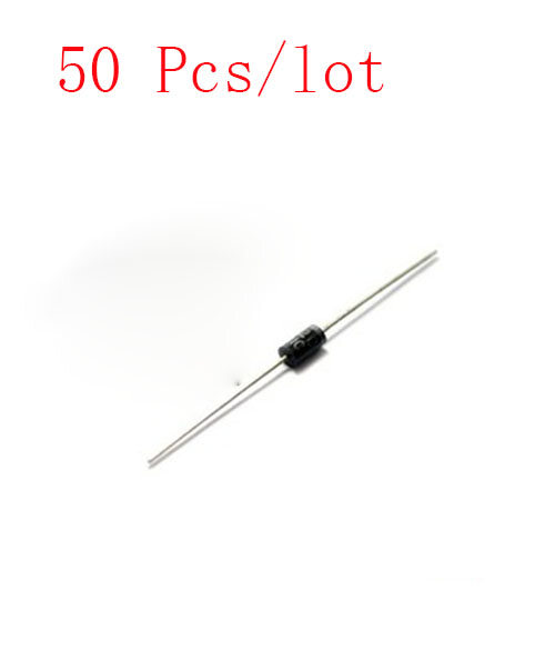 50 pcs/lot fr207 rectifier diode 2a 1000v fast recovery diode