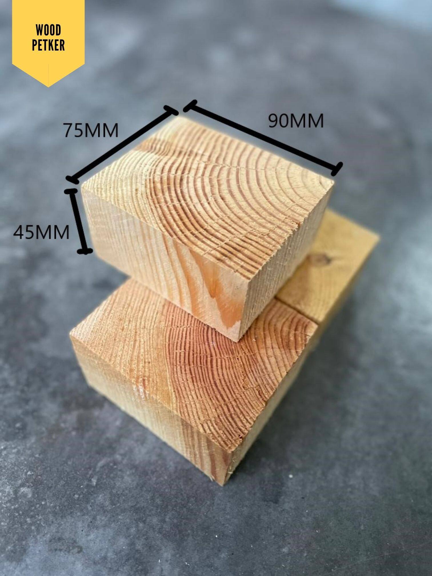 Ready Stock 10pcs 45mm Thickness Kayu Pine Wood Wooden Block 45x75x90mm Diy Craft Tangan Lazada