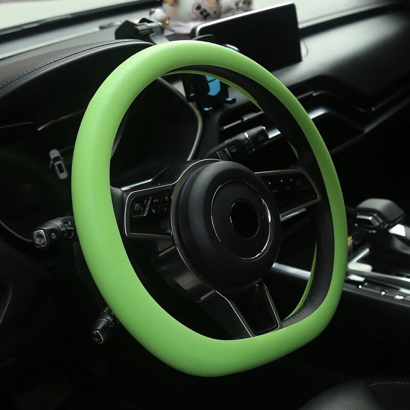 {TYEE Automotive Products} Silicon Car Steering Wheel Cover Leather Texture (Universal Size)