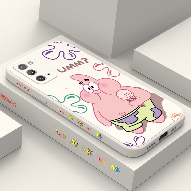 Strange Animals Phone Case For Samsung Galaxy Note 20 Ultra 10 Plus 9 Liquid Silicone Side Pattern