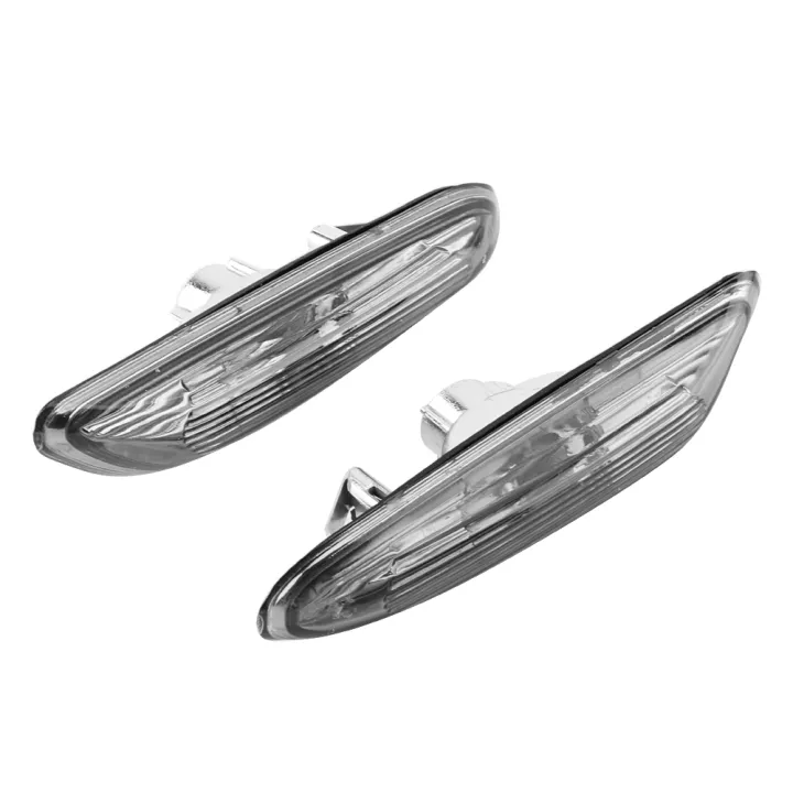 Turn Indicator Light Car Turn Signal Light Side Lamp No Bulb for E90 E91 E92 E93 3 Series 2006-2011,Pack of 2 Gray