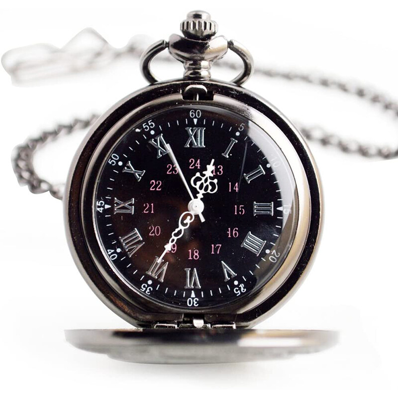 BEAUTYBIGBANG Pocket Watches Quartz Pocket Watch Classic Vintage Roman