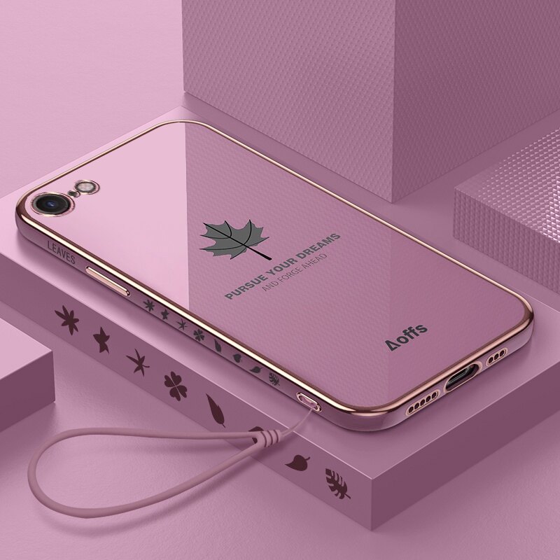 Ốp Lưng Iphone 8 Ốp Lưng IPhone 7 Plus Ốp Lưng IPhone 8 PLUS IPhone 6 6S Plus Ốp Lưng Điện Thoại IPhone SE2 Edge Maple Leaf Fy