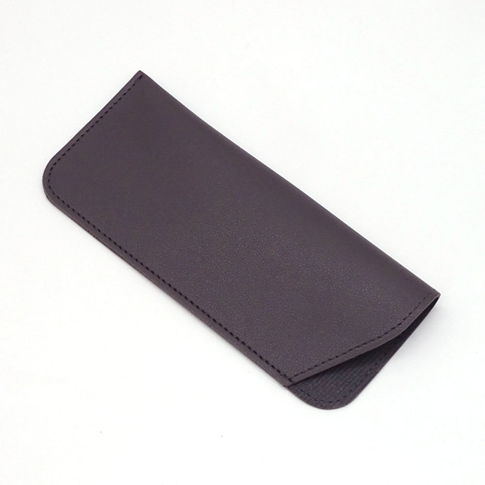 Sunglasses Bag Holder Glasses Storage Bag Oblique Knife-edge Glasses Box Leather Glasses Bag PU Leather Leather Portable Sunglasses Case