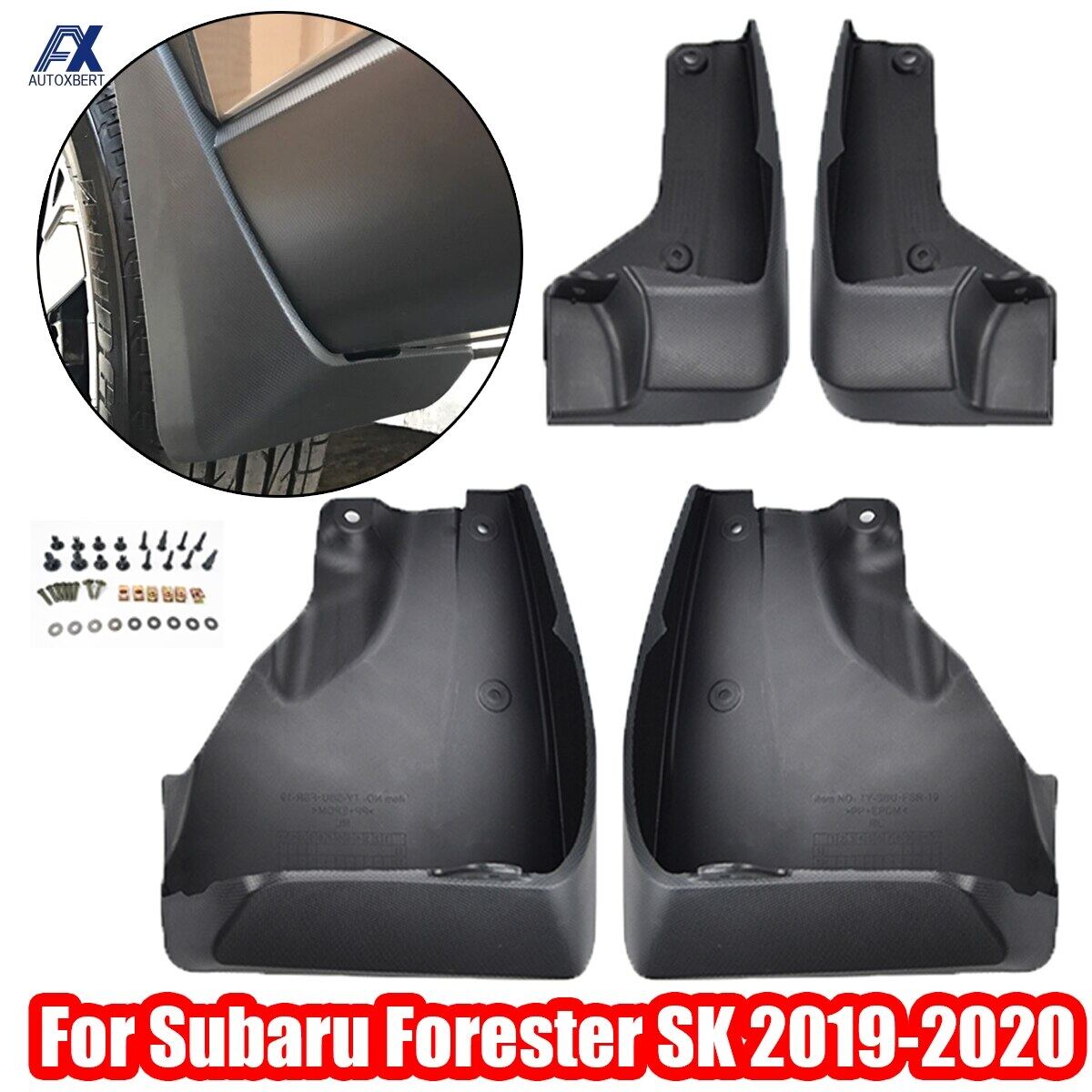 Molded Mud Flaps For Subaru Forester SK 2019 On Mudflaps Splash Guards