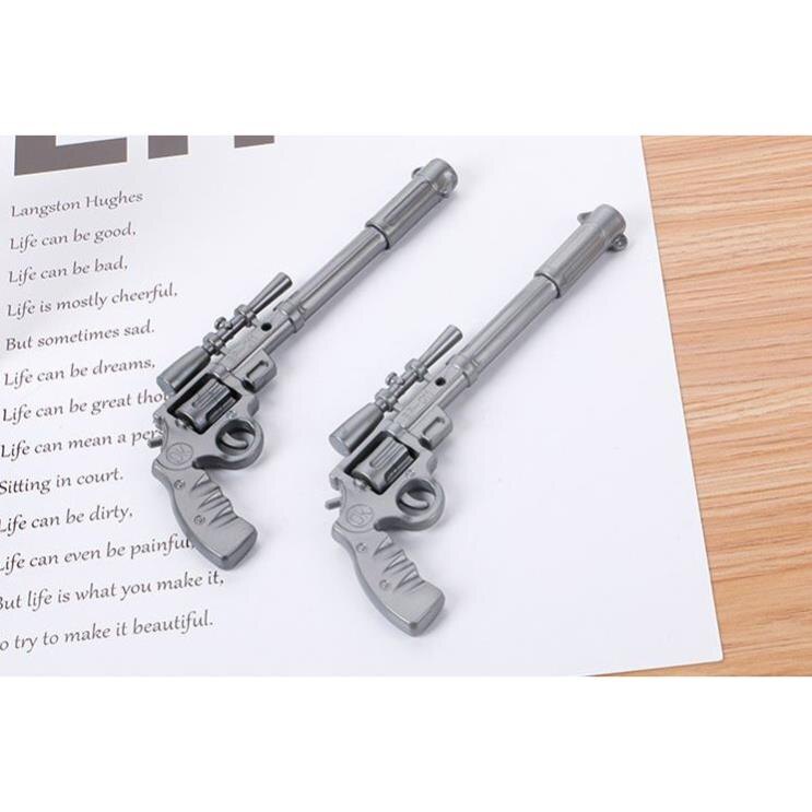 Bút bị mực xanh hình súng lục h111