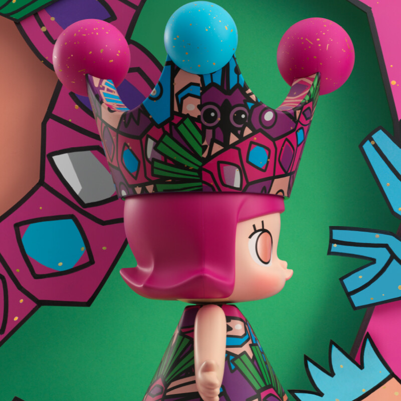 POP MART MEGA ROYAL 茉莉 400% HAN MEILIN FIGURE