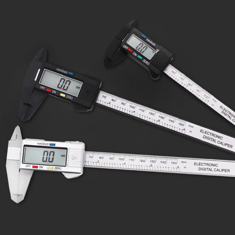 Digital Display Sliding 0-150mm Measurement Pocket Vernier Caliper Ruler Tool