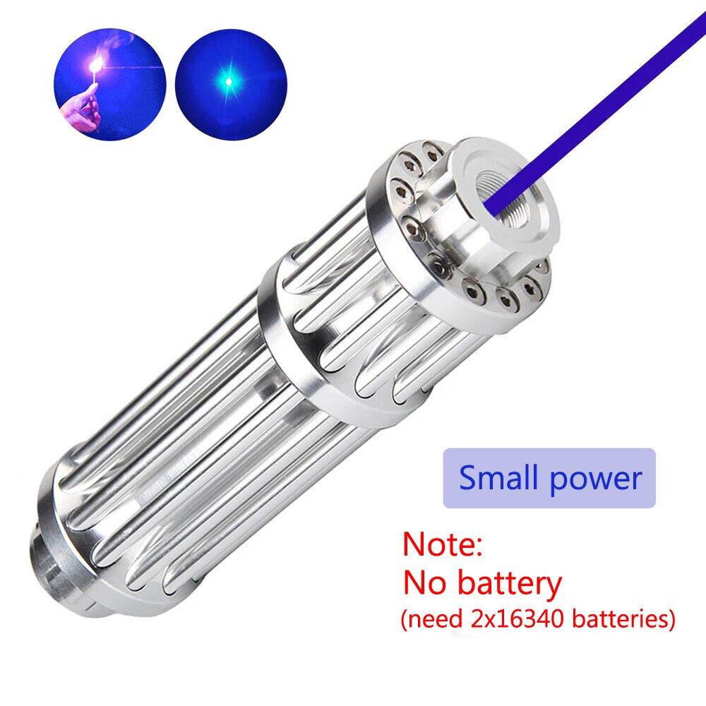High Powerful Laser Pointer Blue Lights Rechargeable Battery Torch