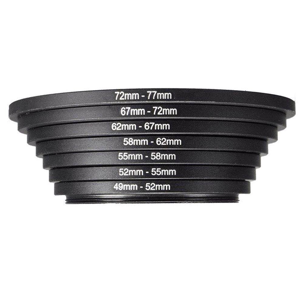 7 Phụ Kiện Máy Ảnh Hợp Kim Nhôm Chuyên Nghiệp, Bộ Chuyển Đổi Vòng 49 77Mm Ngoài Trời Chụp Ảnh DSLR Bộ Lọc Ống Kính Độ Cứng Cao Thông Dụng Tăng Cường Mini