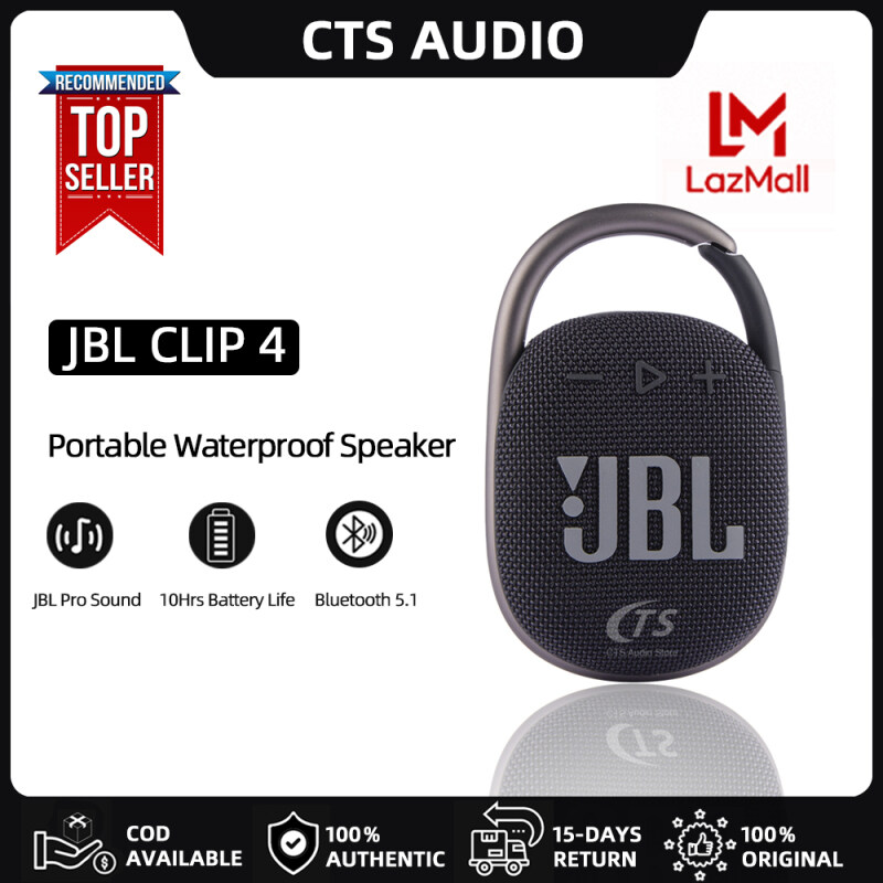 JBL Clip 4 Portable Waterproof Speaker / IP67 waterproof and dustproof / 10 hours of battery life Singapore