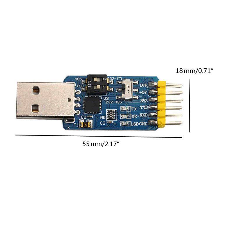 CP2102 USB-UART 6 in 1 Multi-functional Serial Module Adapter CP2102 USB to TTL 485 232