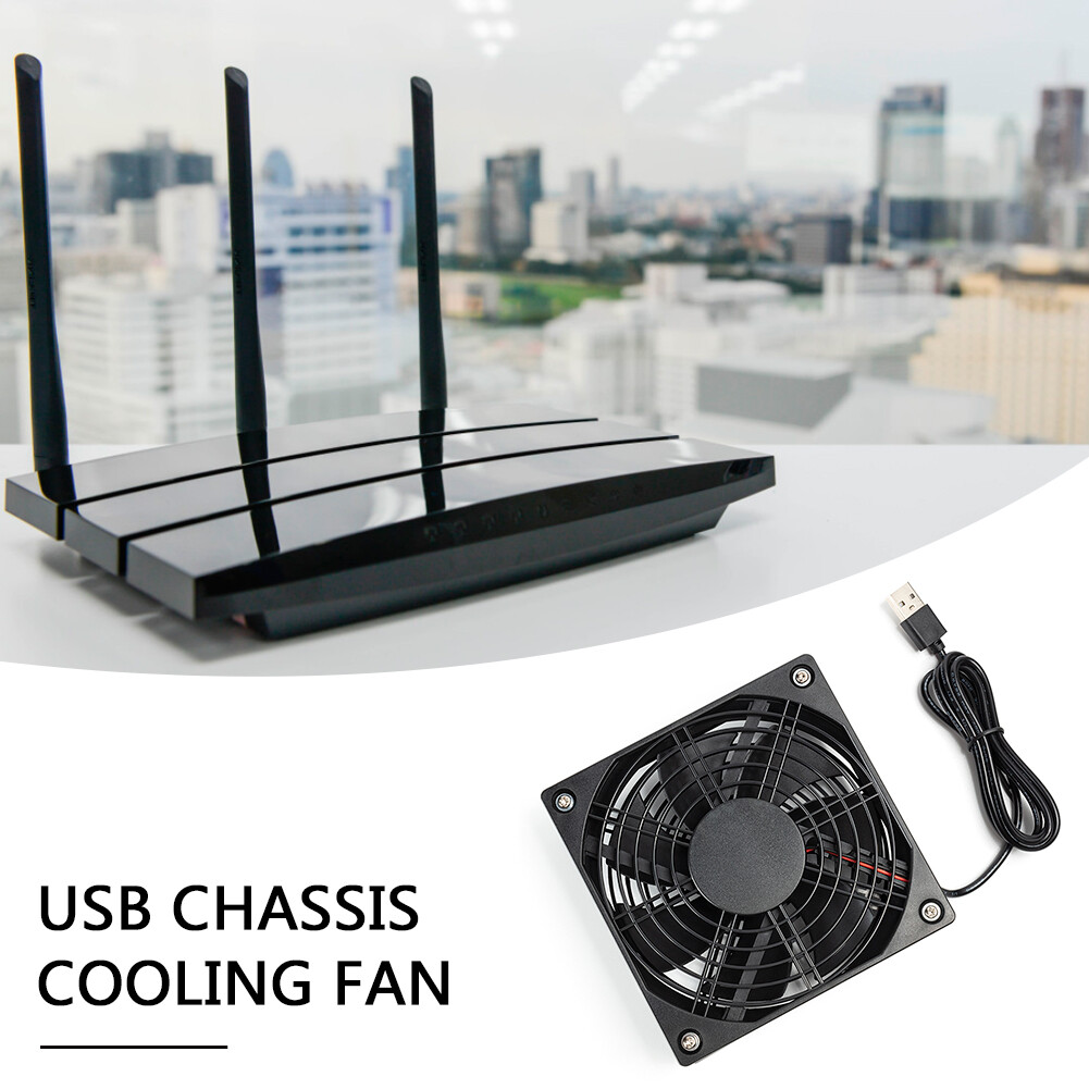 Quạt Làm Mát Khung Máy Tính USB 5V Router Không Dây Thiết Lập-Top Box Mute Cooler
