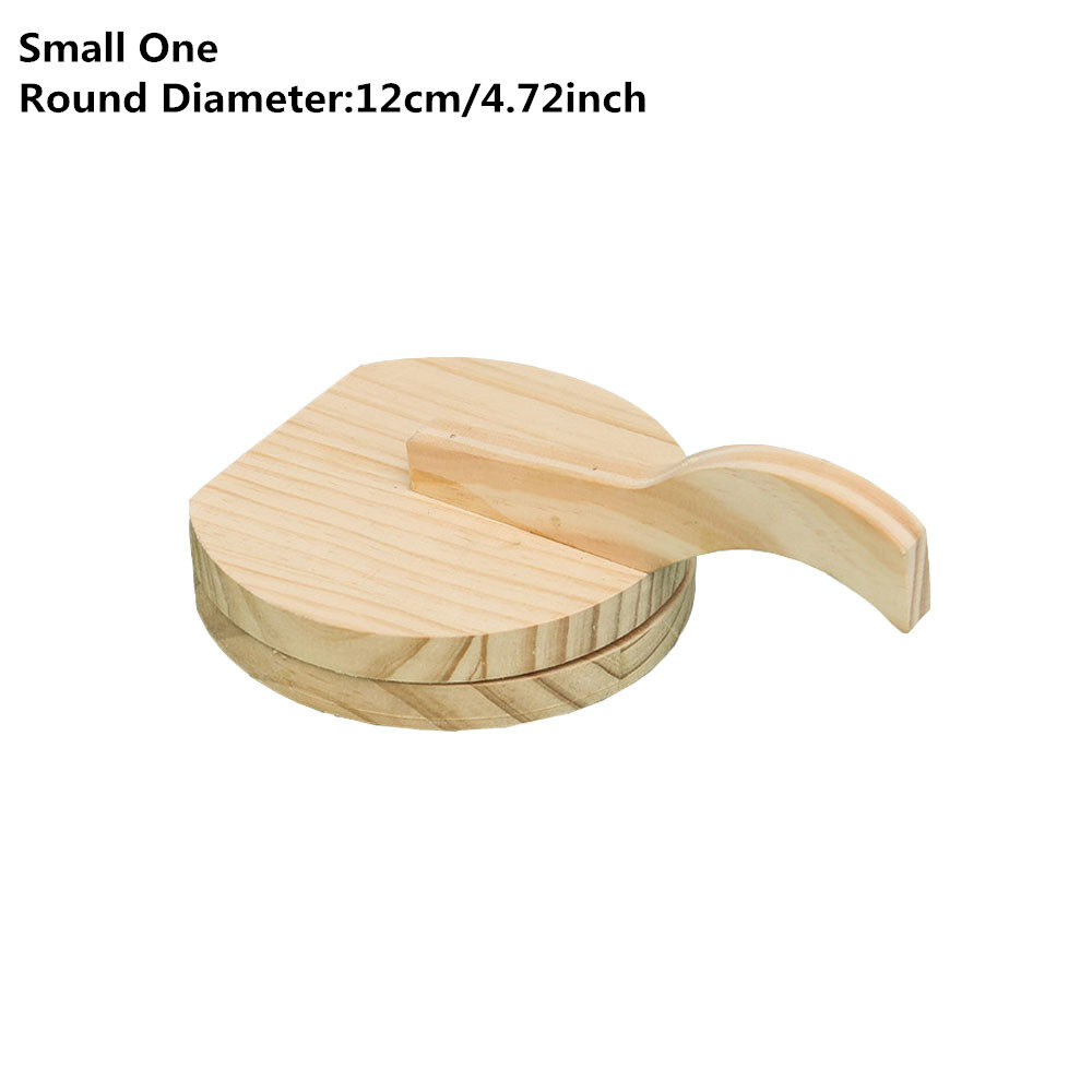 Wooden Dumpling Skin Artifact Manual Dough Press Maker Mold Quick Press Device for Dumplings Bun DIY Pastry Tools