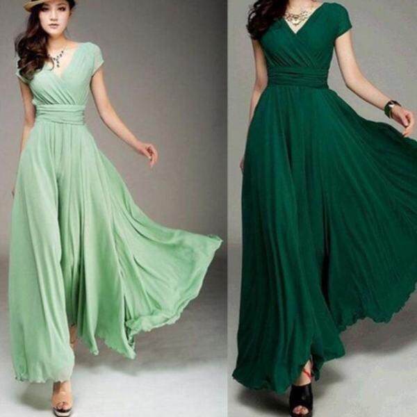 light green cocktail dress