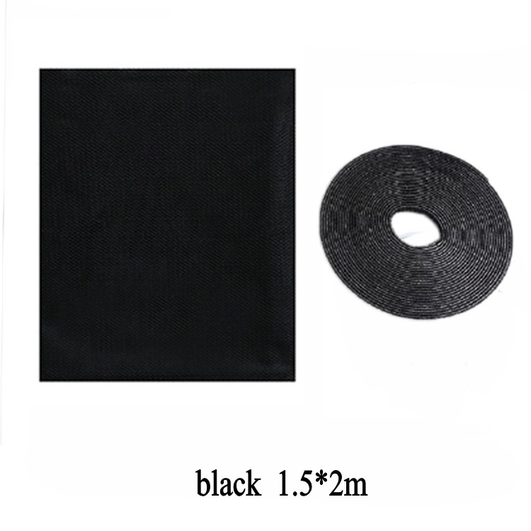 Insect-proof Window Screen Mesh Anti-mosquito Net Fly Net Invisible Velcro Curtain Yarn Summer Self-adhesive Screen Window