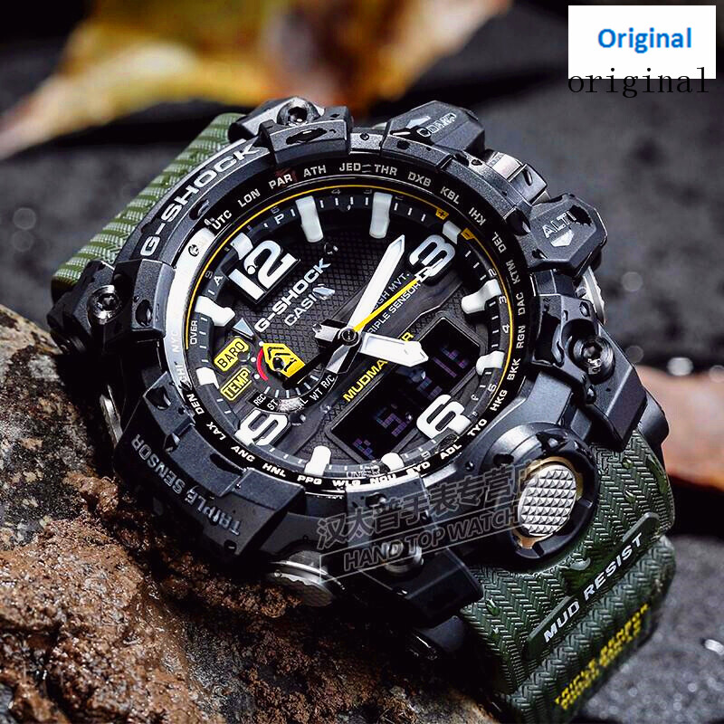Original G Shock MUDMASTER Men Sport Watch GWG1000 Dual Time Display