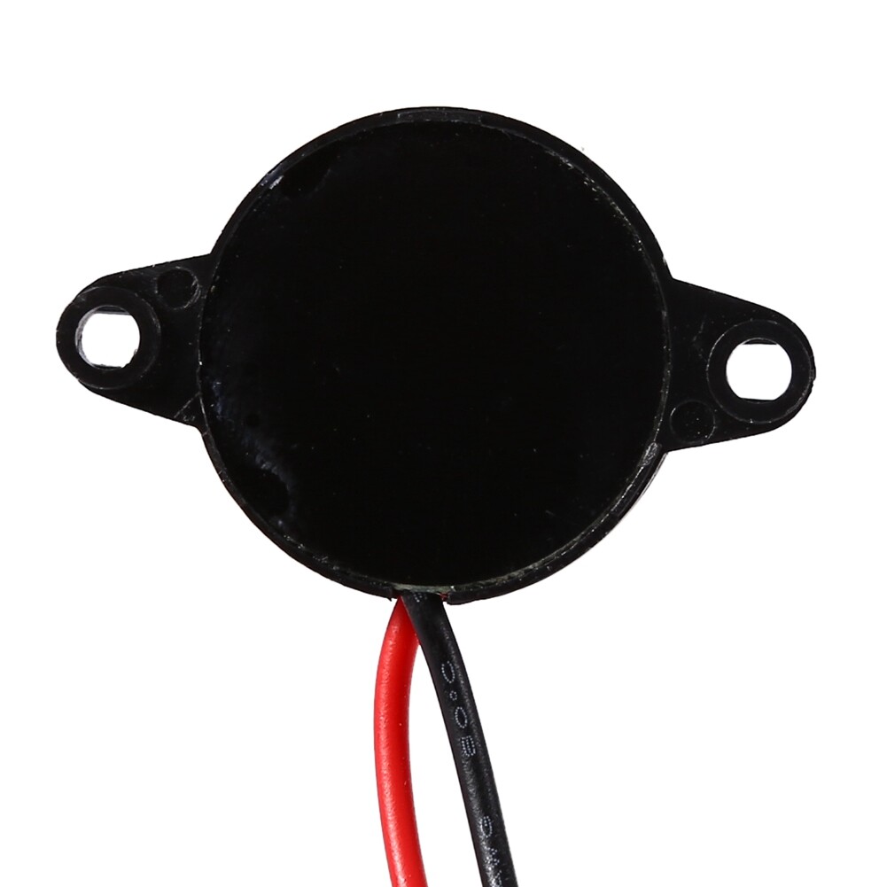 3-24V Piezo Electronic Tone Buzzer Continuous Sound Buzzer Automotive Buzzer Electronic Buzzer Alarm Sounder Continuous Sound Beep for Computers 100mm Cable Black for Garden