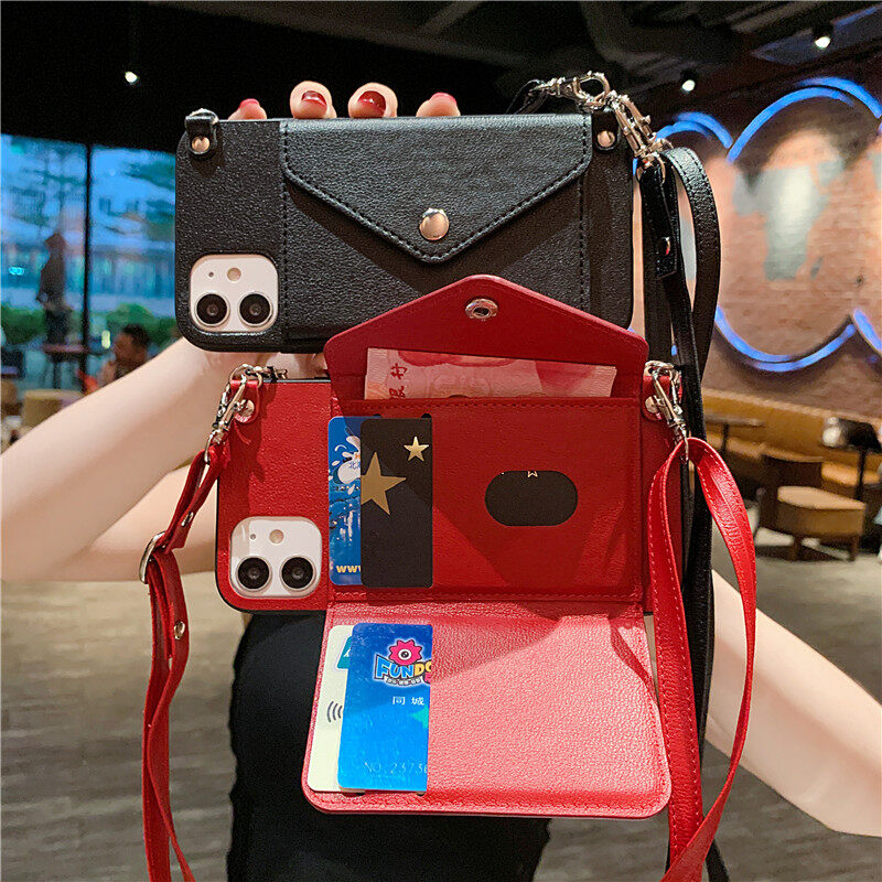 Multi-function Wallet Phone Case For Xiaomi Redmi Note 9 Redmi Note 8 Pro Redmi Note 9 Pro Redmi Note 5 Pro Redmi Note 7 Redmi Note 8 Women's Fashion Classic Leather Cross body Card Bag Back Cover