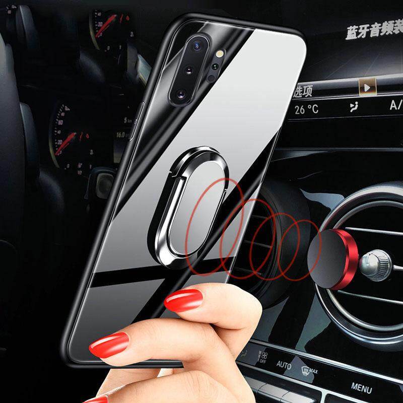 For Samsung Galaxy Note 10 Plus + / Note10 + 6.8-inch Case Tempered Glass Back Cover Mobile Accessories Phone Cases Shell