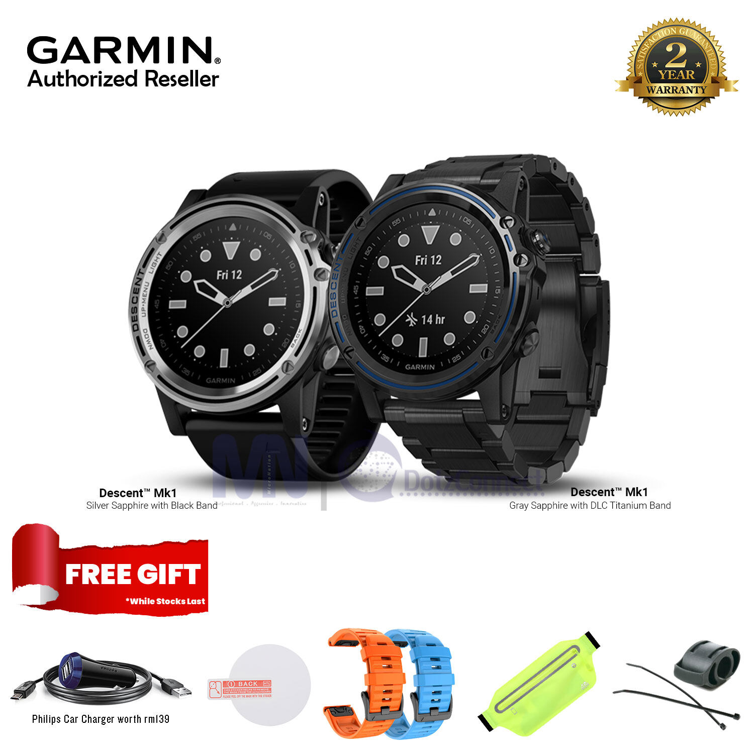 garmin mk1 titanium band