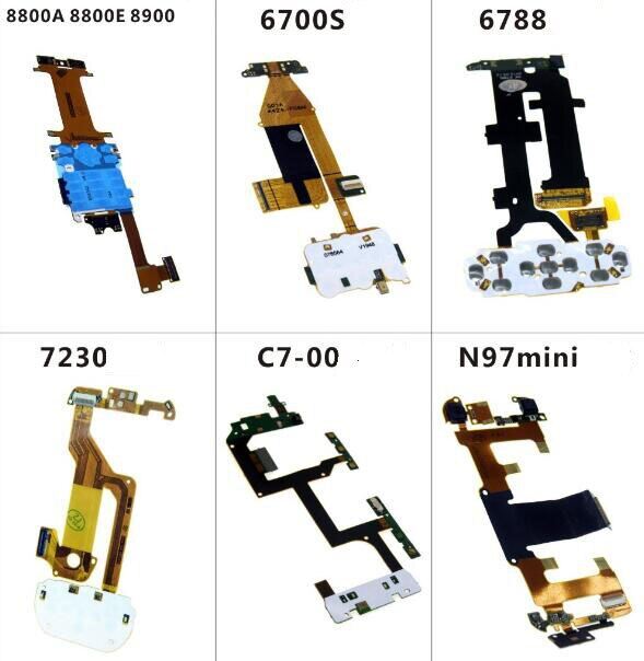 For nokia 8800 6700s 6788i 7230 c7-00 n97mini kp keypad flex cable replacement