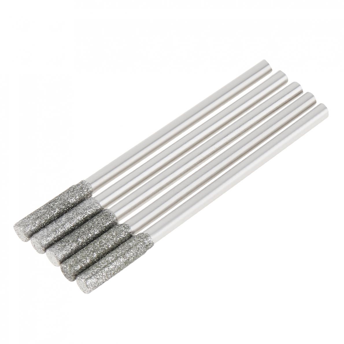 Chgimposs 5 cái/bộ mũi khoan mài 2.35mm x 2.5mm Bộ phụ kiện mài điện