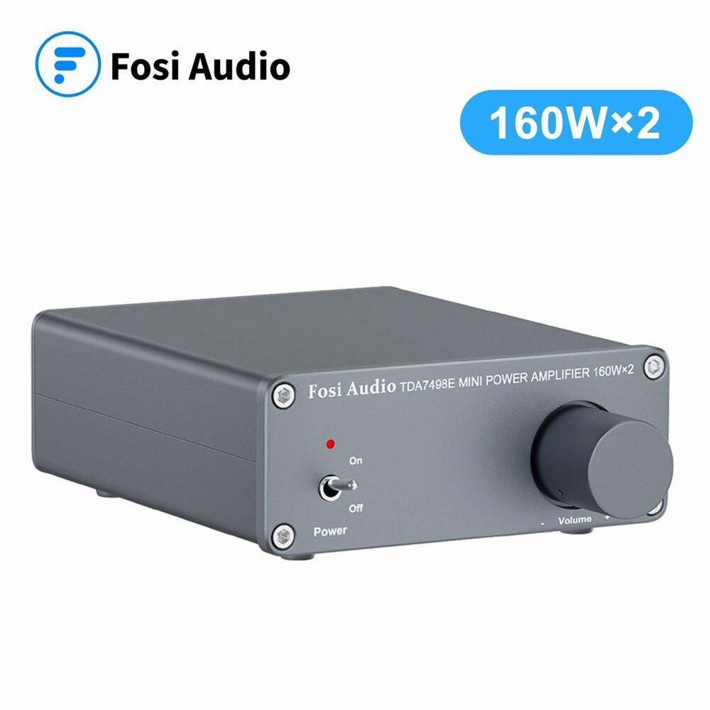 TDA7498E 2ช่องเครื่องขยายเสียงพลังเสียงเครื่องรับสัญญาณเสียง Mini HiFi Amp ลำโพงโฮมเธียเตอร์160W X 2 Amplificador