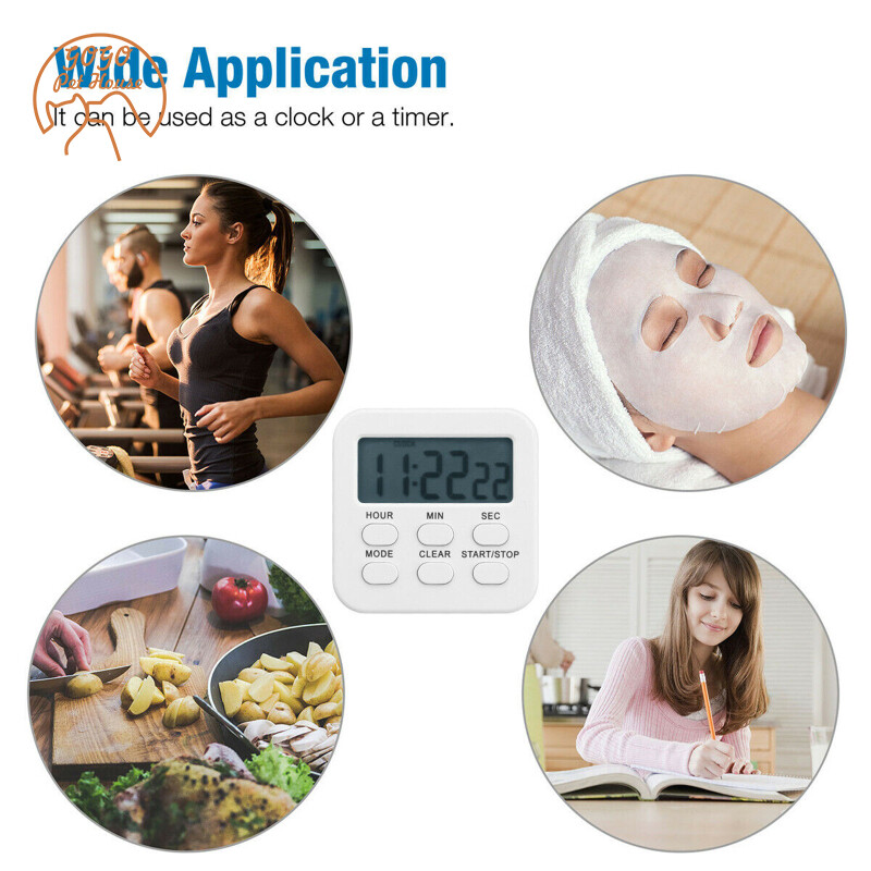 Lcd Digital Kitchen Timer Count-down Up Magnetic Kitchen Gadgets With Loud Alarm For Cooking Baking Study