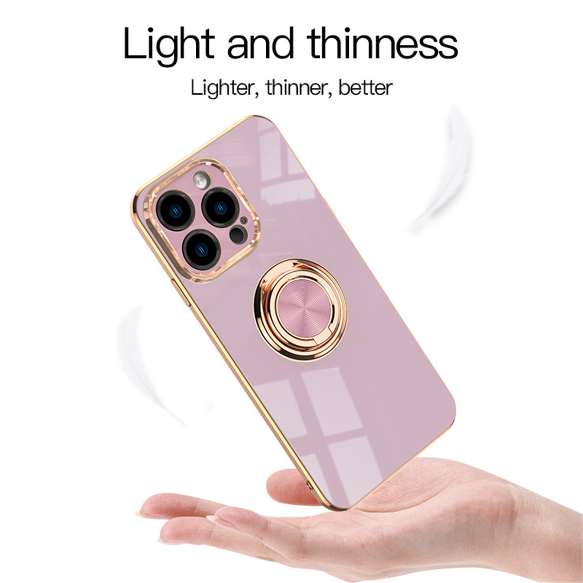 Mạ sang trọng Khung giá đỡ vòng nhẫn kim loại bảo vệ trường hợp đối với iPhone 15 Pro Max 14 cộng với 13 mini 12 Pro 11 XS Max XR 7 8 cộng với ống kính máy ảnh chống sốc Bìa