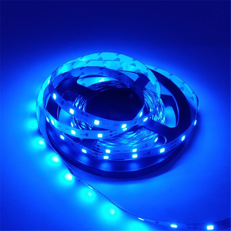 Angelila 5m DC12V 2835 LED Strip Light White Yellow Red Green Blue Pink Flexible Strip Tape Lights for Home Decor Xmas Christmas