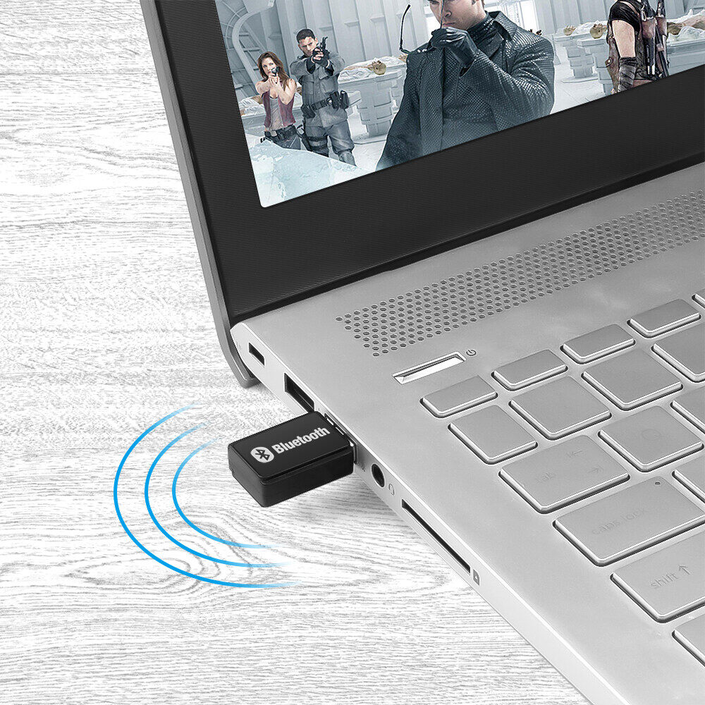 Bộ Phát Bluetooth JTKE, Âm Thanh Nổi Di Động, Bộ Chuyển Đổi USB Không Dây 5.0 Cho Máy Tính Để Bàn Sang Tai Nghe/Loa Bluetooth