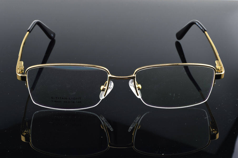 Classic Ellipse Full-rim Glasses Frame Men Women Optical Prescription Glasses Frame Advanced Alloy Eyeglass Frame Free Glasses Case