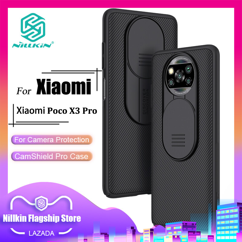 Nillkin Fashion Pc Case for Xiaomi Poco X3 Pro Phone Cases Business Camera Protect Shockproof Privacy Back Cover