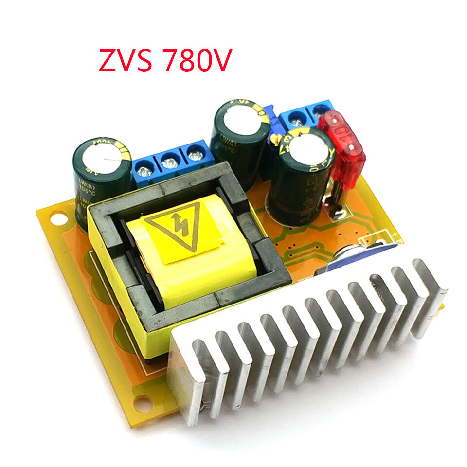 DC-DC high voltage capacitor charging ZVS boost module 45-390V 780V Adjustable Regulator