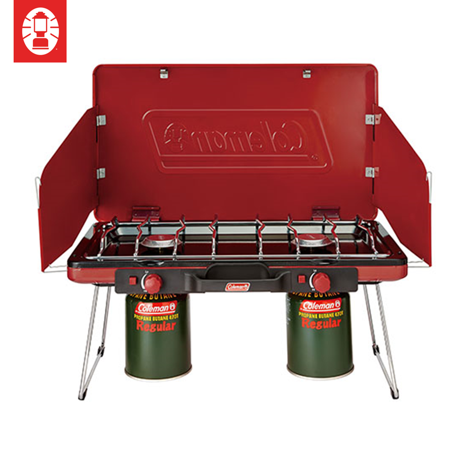 Coleman Powerhouse LP-2 Burner Stove (Red) Lazada