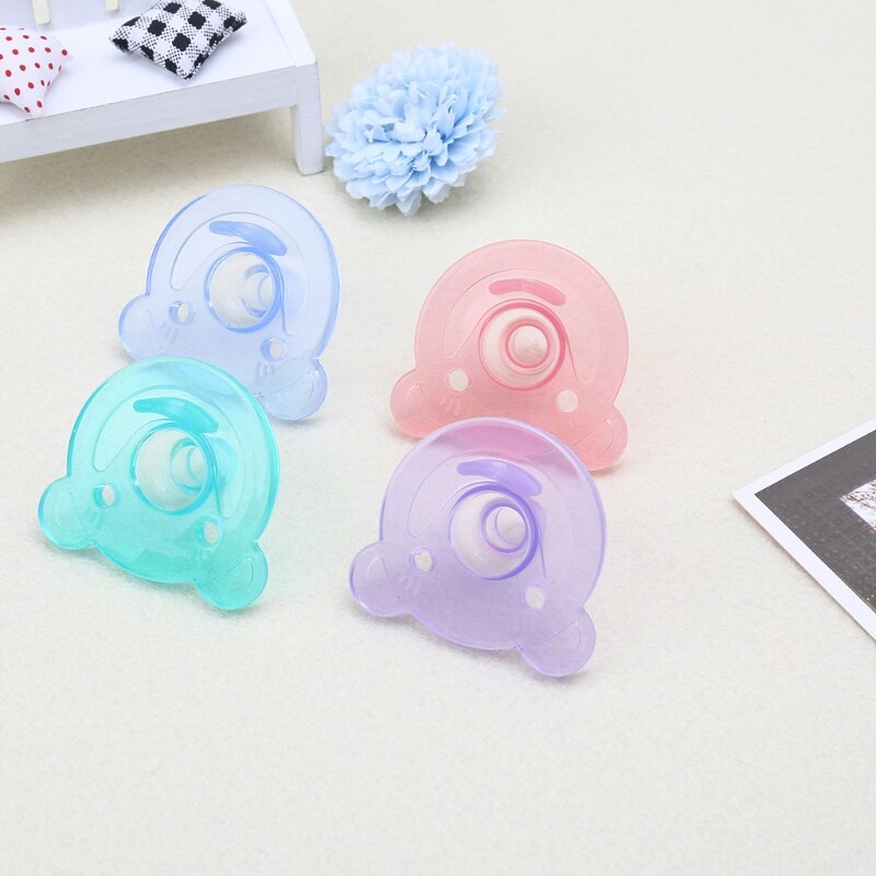 Food Grade Silicone Baby Pacifier Dummy Accessories Teethers With Pacifier Chain Gift