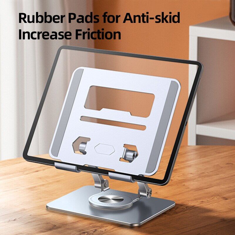 Zeallion Phổ 360 ° Rotation Tablet Đứng Cho iPad Có Thể Điều Chỉnh Có Thể Gập Lại Máy Tính Bảng Chủ Nhôm Điện Thoại Máy Tính Bảng Đứng
