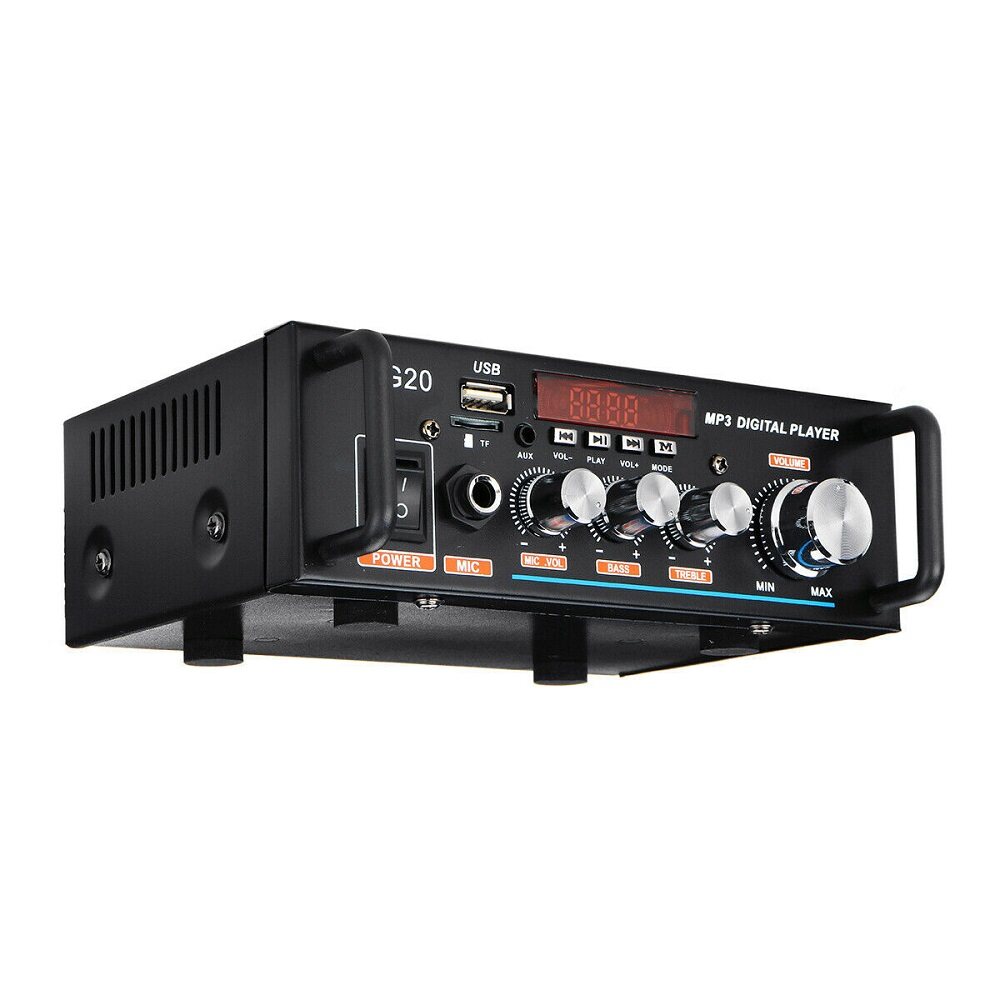 600W Digital HiFi bluetooth Audio Stereo Amplifier Amp USB//FM//SD//Mic Home /& Car