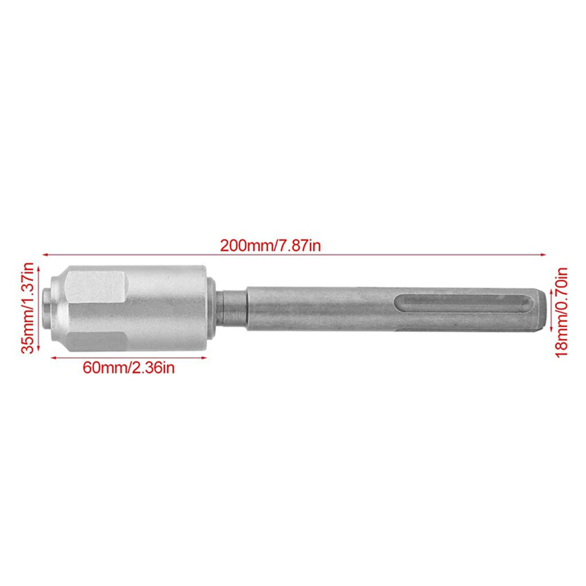 SDS Max to SDS Plus Adapter for Rotary Hammers Connection Drill Converter Quick Tool for Hammers Masonry Power Tool Accessories