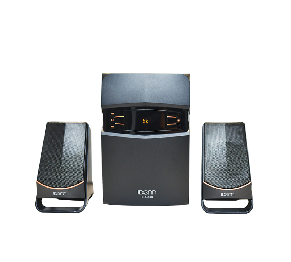 Denn PC Audio Multimedia Speaker with Remote Control (D