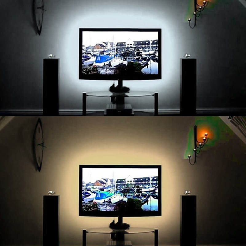 ABC 5V TV LED Backlight USB LED Strip Light Decor Lamp Tape TV Background Lighting