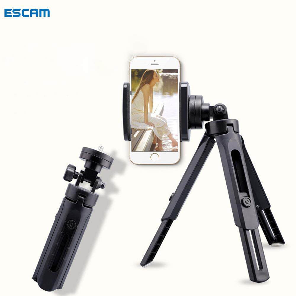 ESCAM Bộ giá đỡ điện thoại 3 chân bằng nhựa, hỗ trợ chụp ảnh tự sướng đa góc, dễ dàng...
