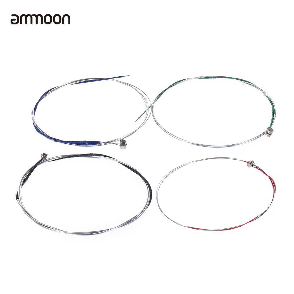 [ammoon]quà bí mật dây đàn guitar Full Set, Dây Đàn Violin Chất Lượng Cao, Dây Đàn Violin Cỡ 4/4 & 3/4 Dây G D A Và E