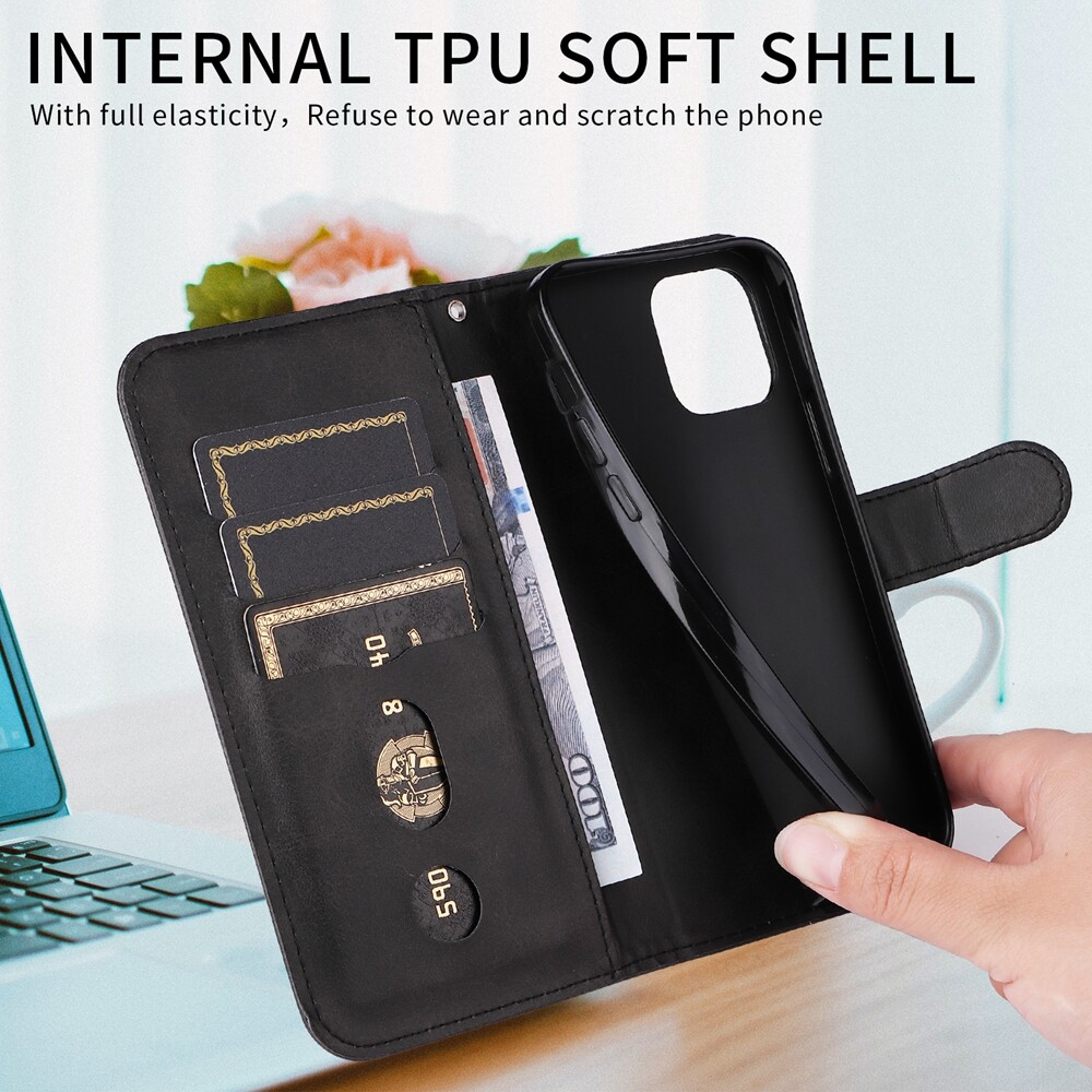 For Samsung Galaxy Note 20 / Note 20 Ultra / Note 10 / Note 10 Plus / Note 9 / Note 8 Business Magnetic Phone Case Leather Wallet Slot Couples Flip Cover Casing