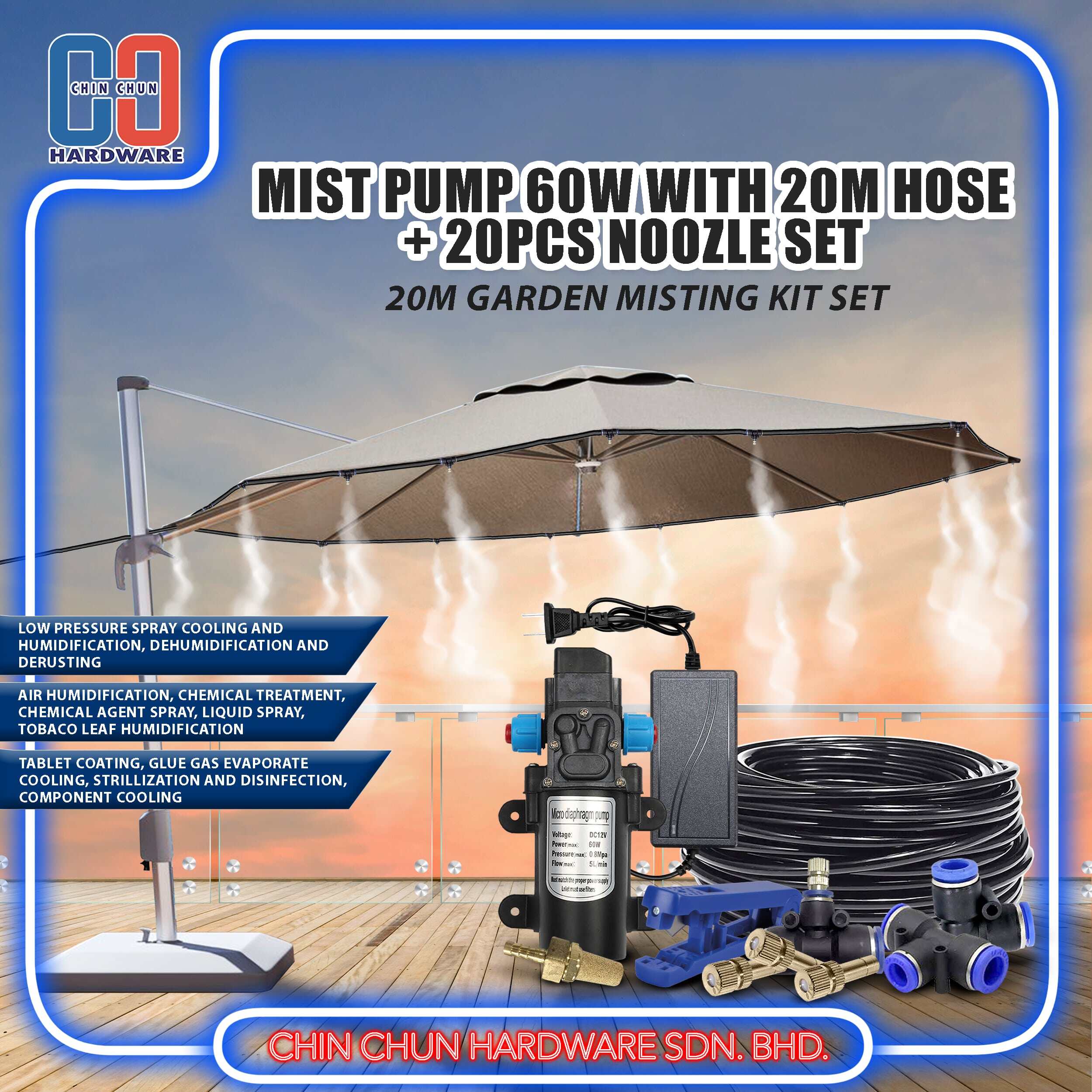 Garden Hose Misting Kit at Emily Trepanier blog