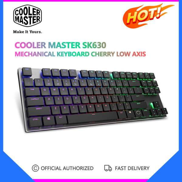 Cooler Master SK630 RGB Mechanical keyboard cherry Short shaft Lightweight and portable Computer player gaming keyboard Singapore
