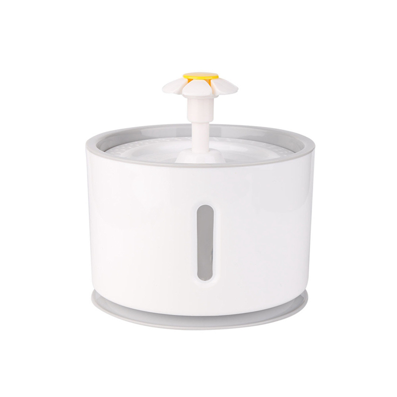 Đài Phun Nước LED Cho Thú Cưng, Bình Rót Nước Uống Tự Động Cho Chó Mèo Kèm Bộ Lọc